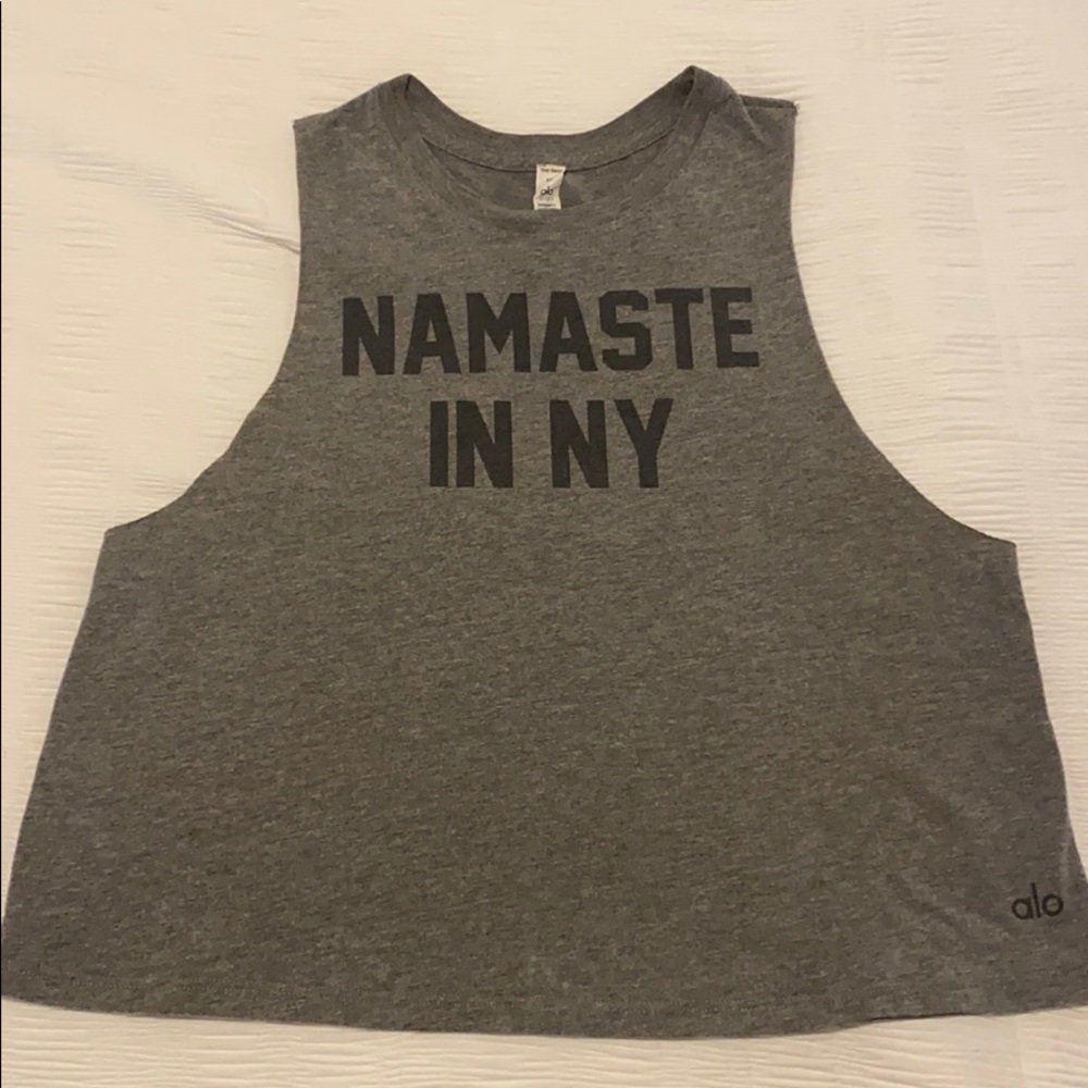 Alo Yoga Limited Edition Namaste in NY Muscle Tank